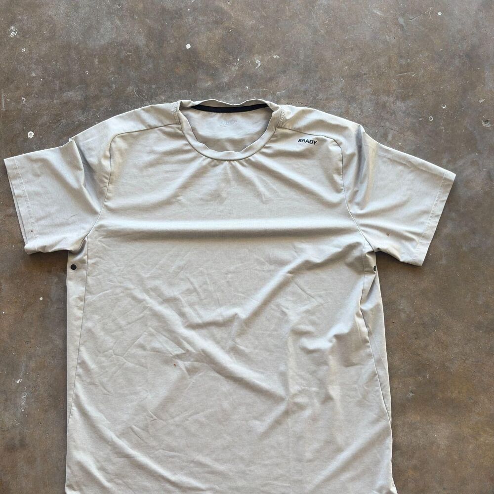 Brady Brand Tom Brady White Mesh LARGE Training Shirt